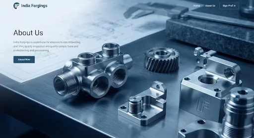 High-precision CNC machined forged metal parts